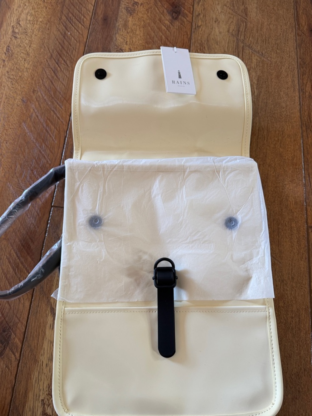 NWT Rains Micro Backpack Pearl - Picture 9 of 11